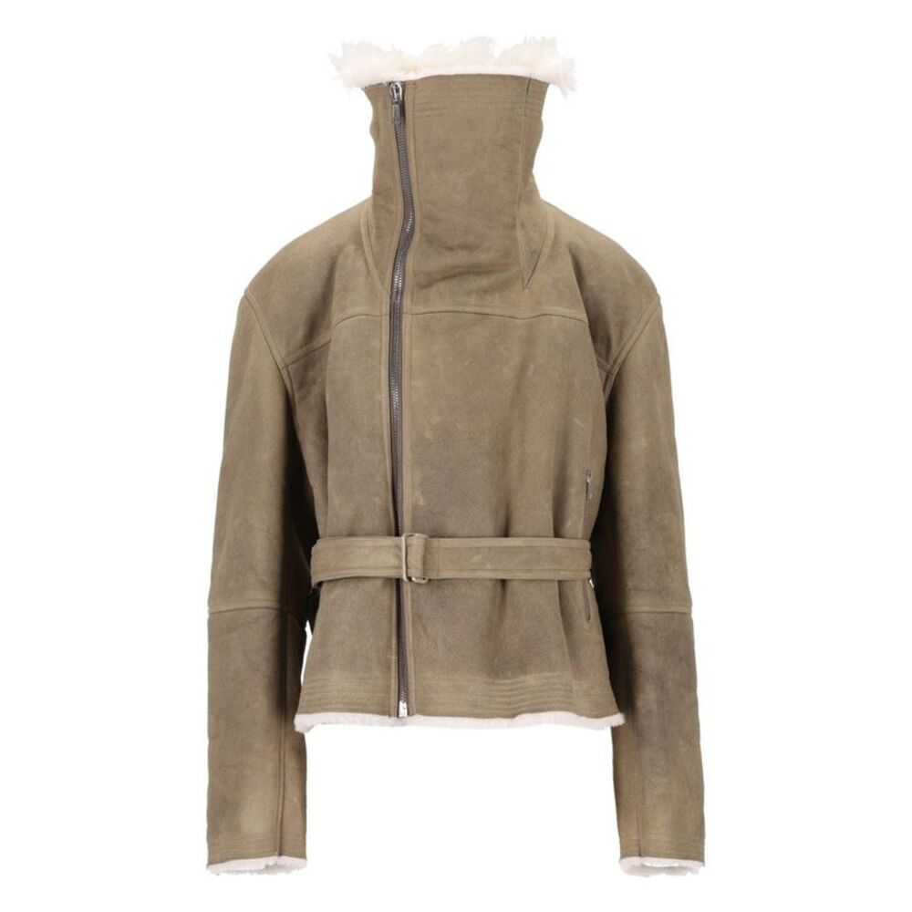 Rick Owens Women Tower Suede Jacket